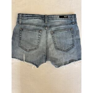 KUT from the Kloth Shorts 25 jean denim Gidget Fray Hem Stretch Comfort Festival